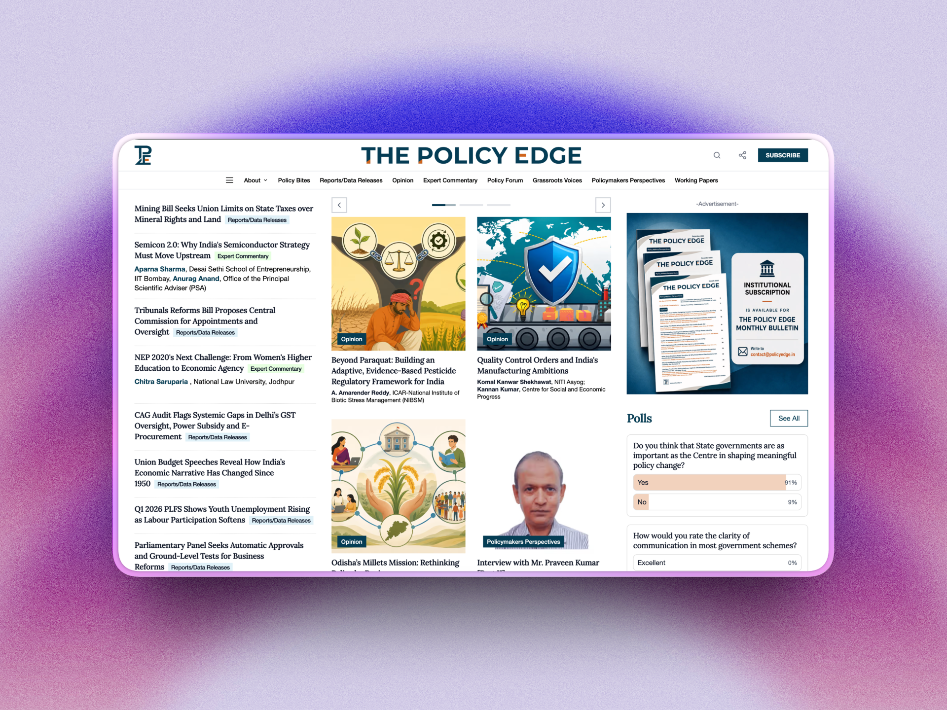 Policy Edge